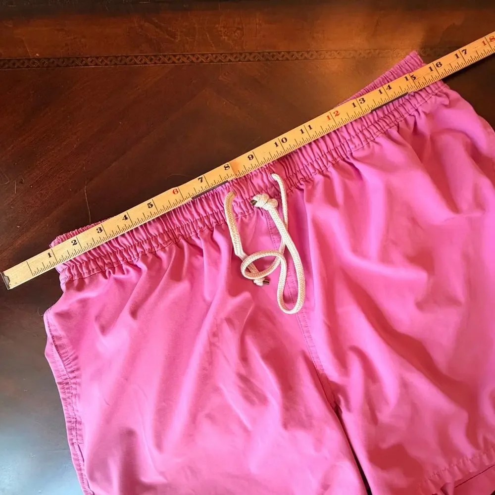 Polo Ralph Lauren Traveler Classic Swim Trunk 5.75’’ 2XL pink green logo lined